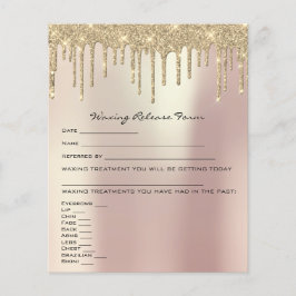 Löschen der Rose für die Freigabe von Depilationen Flyer