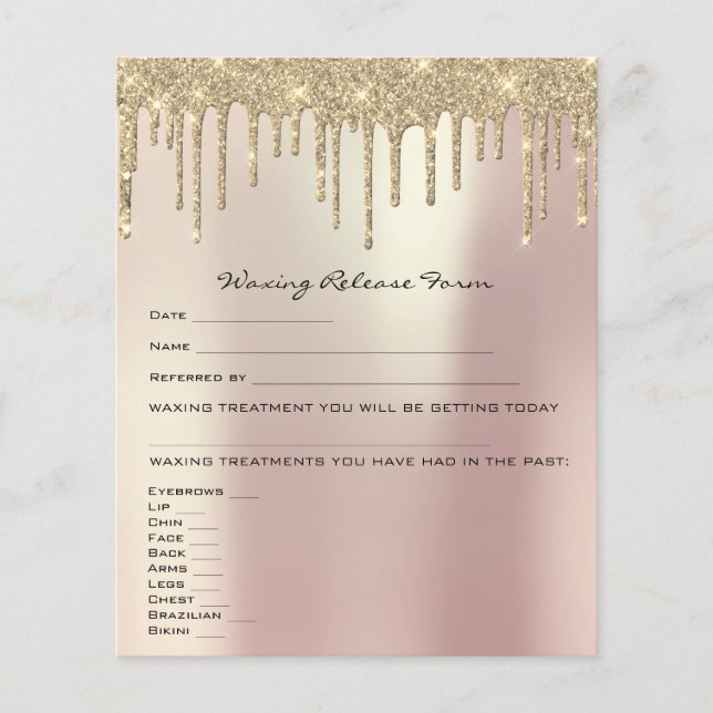 Löschen der Rose für die Freigabe von Depilationen Flyer (Vorne)