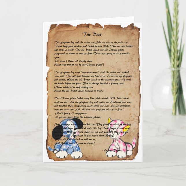 Löschen Sie "das Duell" durch Eugene Karte (Vorderseite)