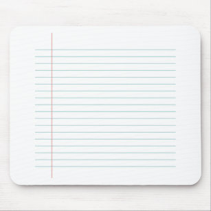 Löschen Sie gezeichnetes Papier Mousepad