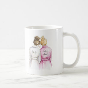 Löschen Sie hintere Tassen-brünette Braut-blondes Tasse
