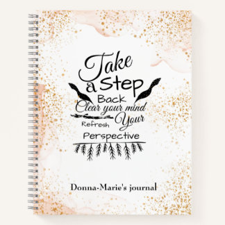 Löschen Sie Ihre Gedanken Inspiration Zitat-Journa Notizbuch