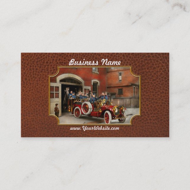 Löschfahrzeug - das Fliegengeschwader 1911 Visitenkarte (Vorderseite)