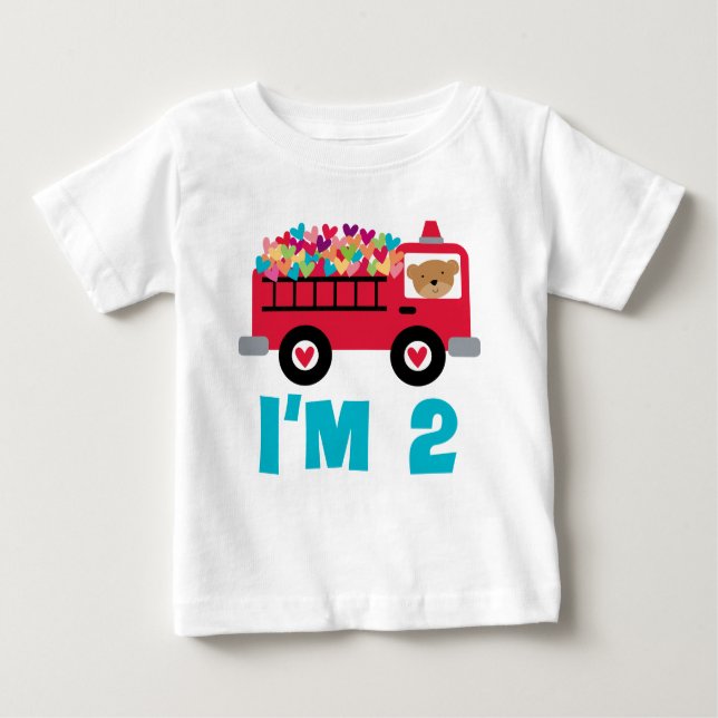 Löschfahrzeug Im 2 Baby T-shirt (Vorderseite)