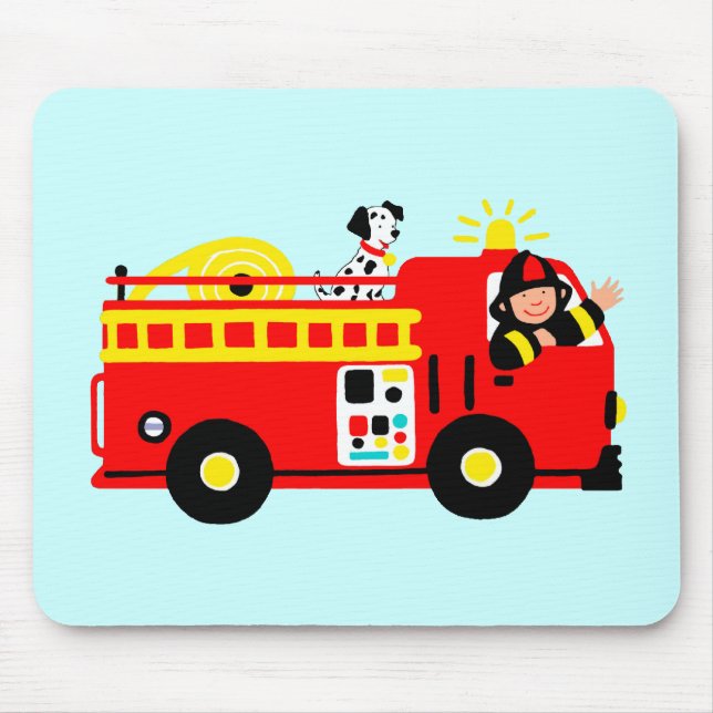 Löschfahrzeug Mousepad (Vorne)