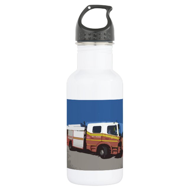 Löschfahrzeug Trinkflasche (Vorderseite)