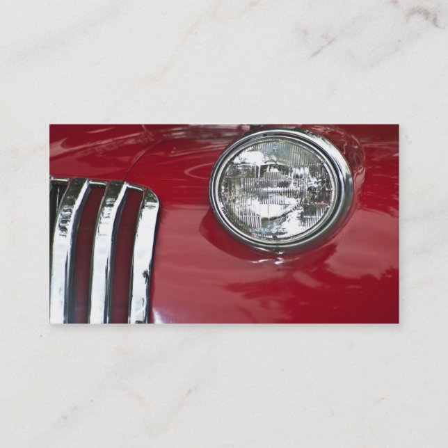 Löschfahrzeug-Visitenkarte Visitenkarte (Vorderseite)