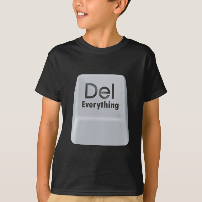 Löschung alles T-Shirt (Vorderseite)