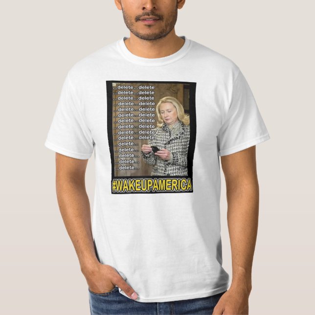 Löschungs-Löschungs-Löschungs-… Löschung Hillary T-Shirt (Vorderseite)