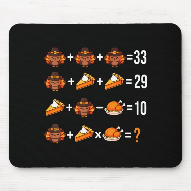 Löse das Problem Lustig 67 Meme Brainrot Mathe-Leh Mousepad (Vorne)