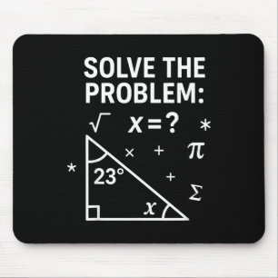 Löse das Problem Lustiger Mathe 67 Meme Lehrer Sch Mousepad