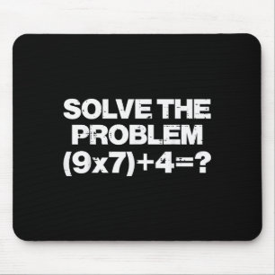 Löse das Problem Mathe 67 Meme 6 7 Kostüm Kinder J Mousepad