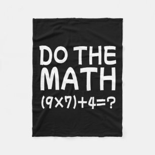 Löse das Problem Rechne die Mathematik 67 Meme Lus Fleecedecke