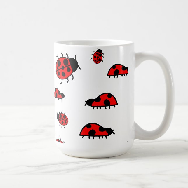 Lose der Marienkäfer-Keramik-Tasse Tasse (Rechts)