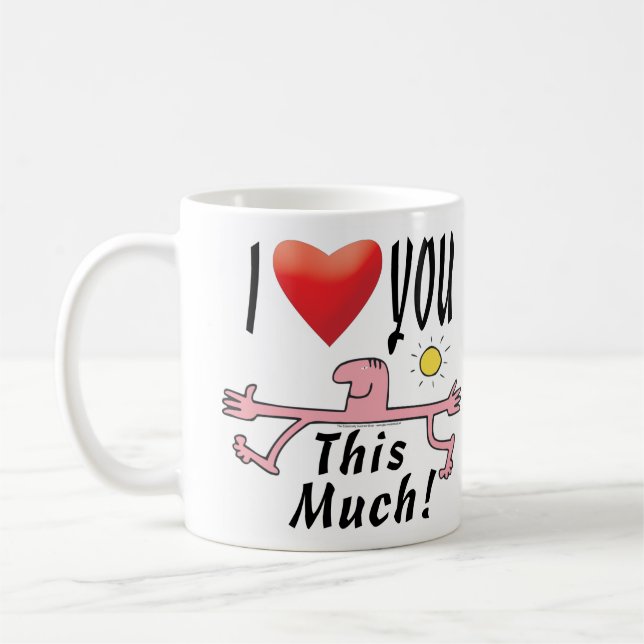 Lose des Liebens Kaffeetasse (Links)