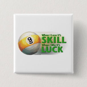 Lose Geschicklichkeit gewinnen 9 Ball Button