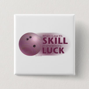 Lose Geschicklichkeit gewinnen Luck Bowling Pink Button