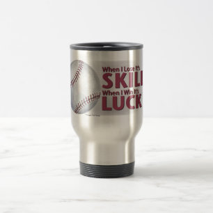 Lose Geschicklichkeit Win Luck Baseball Reisebecher