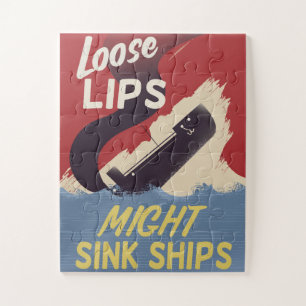 Lose Lippen könnten Schiffe versenken Puzzle