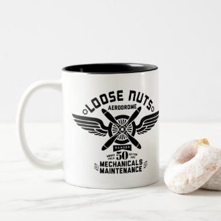 Lose Nuts Flughafen-Tasse Zweifarbige Tasse