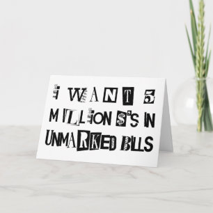 Lösegeld-Anmerkung Karte