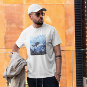 Lösen Form skalierbares T-Shirt