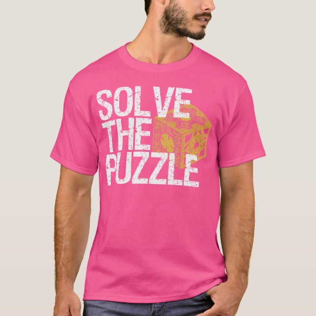 Lösen Sie das Puzzle Quiz Geschenk Jigsaw Puzzle S T-Shirt (Vorderseite)