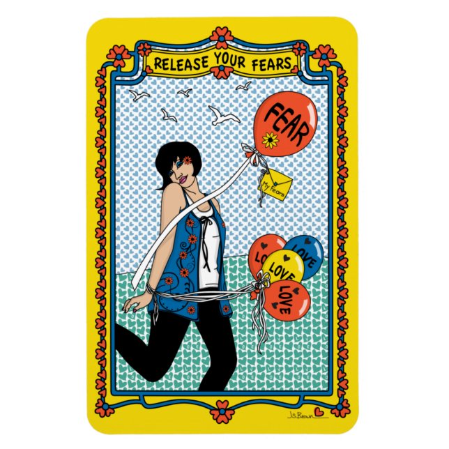 Lösen Sie Ihre Befürchtungen_B_4x6-Kühlschrank Magnet (Vertikal)