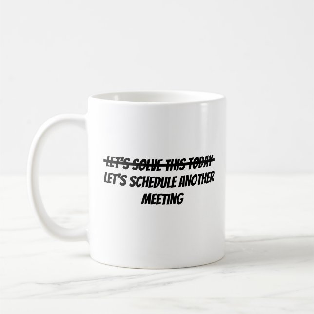 Lösen wir das heute kaffeetasse (Links)