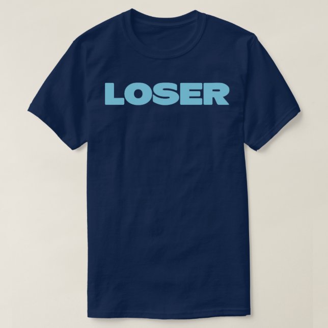 Loser blau T-Shirt (Design vorne)