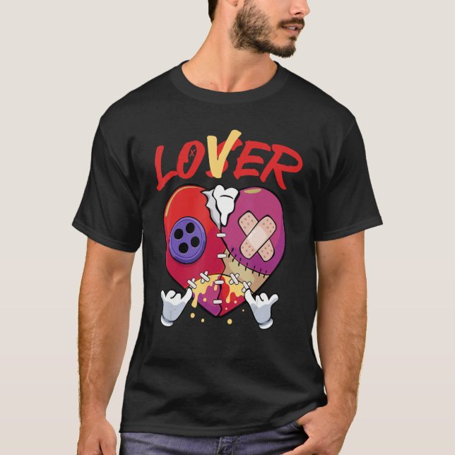 Loser  Drip Heart Sarcastic Creepy Scary T-Shirt (Vorderseite)