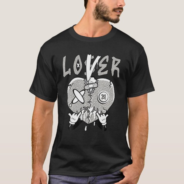 Loser Gray Lover Herz Driving T-Shirt for Men Wome (Vorderseite)