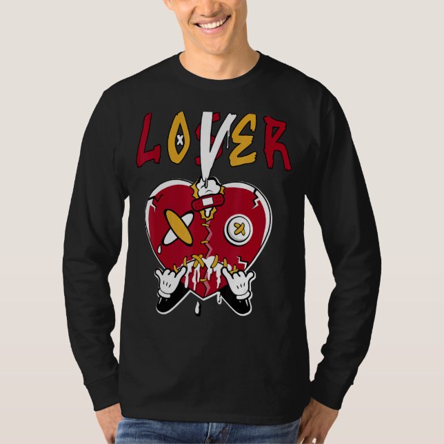 Loser  Heart Dripping Mid Picnic 1s Matching T-Shirt (Vorderseite)