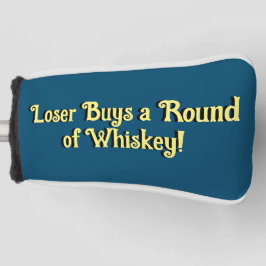 Loser kauft eine Runde Whiskey Golf Head Cover Golf Headcover