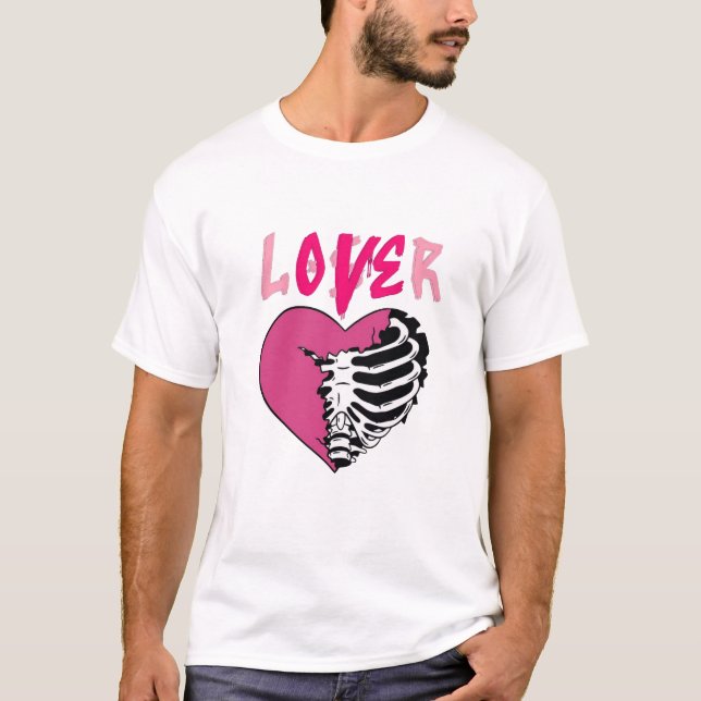Loser Lover Tropfen Low Triple Pink Matching T-Shirt (Vorderseite)