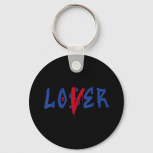 Loser Lover Tropfen T-Shirt Blauer Farbton Seltene Schlüsselanhänger