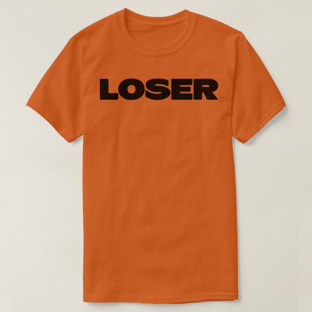 Loser schwarz T-Shirt (Design vorne)