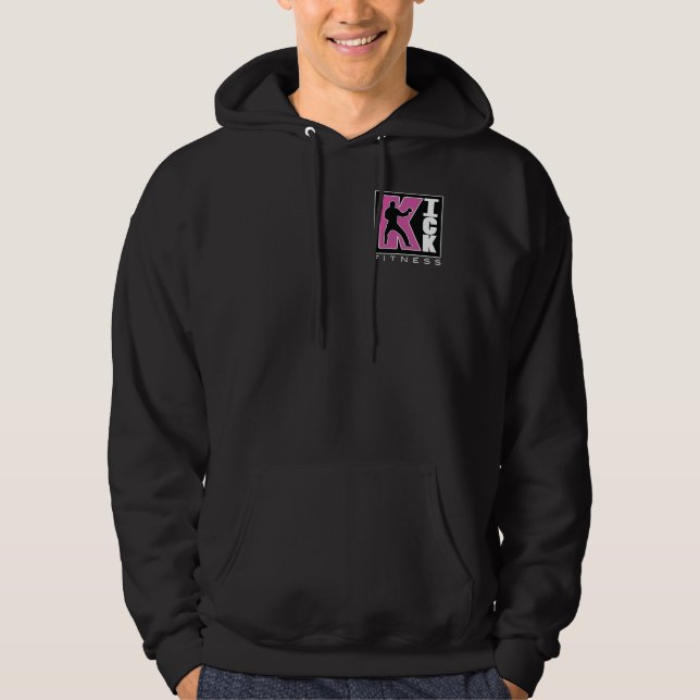 Loser Sitz des schwarzen UnisexHoodie Hoodie (Vorderseite)