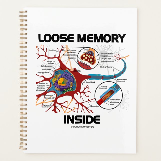 Loser Speicher im Neuron Synapse Geek Spaß Planer (Vorderseite)
