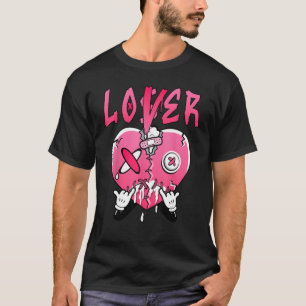 Loser Tropfen Heart Plus Triple Pink Matching T-Shirt