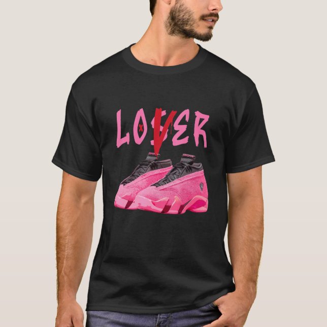 Loser Tropfen Schuhe Sneaker Match 14 Shocking Pin T-Shirt (Vorderseite)