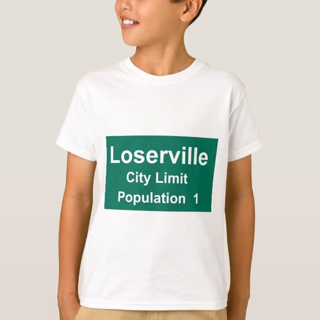 Loserville Stadt-Grenze T-Shirt (Vorderseite)