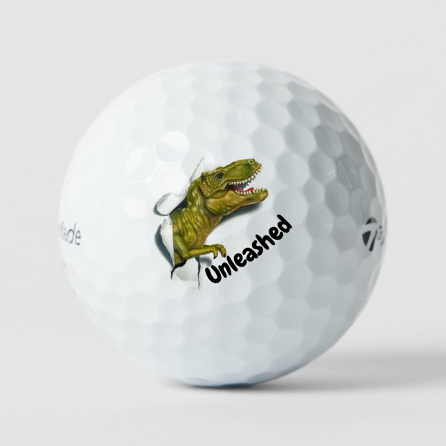 Losgelassener T-Rex Golfball (Vorderseite)