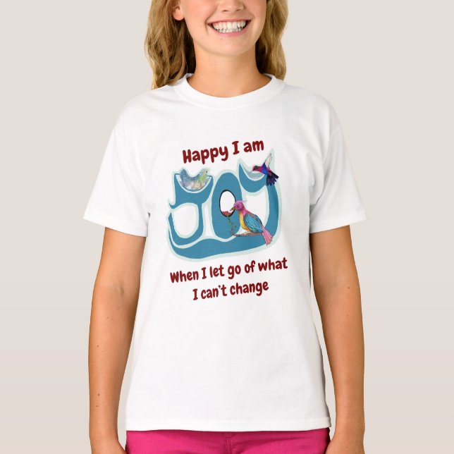 Loslassen!  Sei die Veränderung! T-Shirt (Vorderseite)