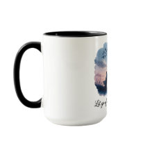 Loslassen - Wasserfarbentaubenflug-Tasse