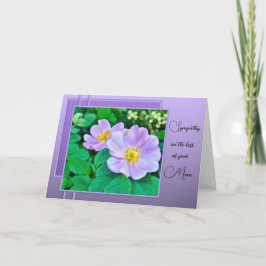 Loss of a Mom - Sympathy Card Karte