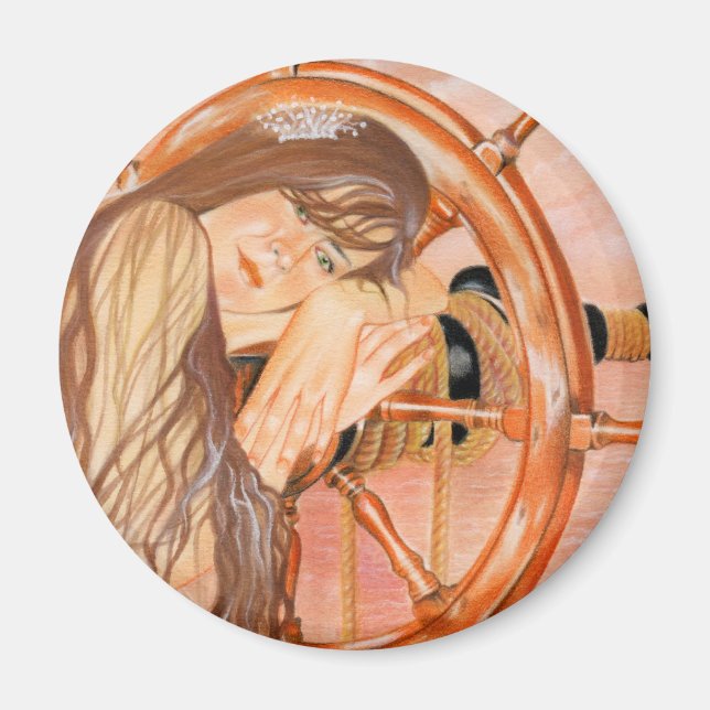 Lost am Sea Mermaid Magnet (Vorne)