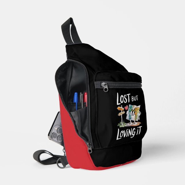 Lost and Love the Journey Crossbody Bag (Offen)