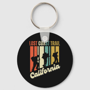 Lost Coast Trail Kalifornien Wandern Retro Berg Schlüsselanhänger