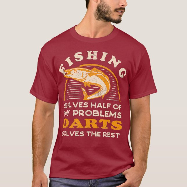 Löst die Hälfte meiner Probleme beim Fischen von d T-Shirt (Vorderseite)